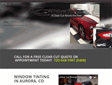 Tablet Screenshot of clearcutcustoms.com